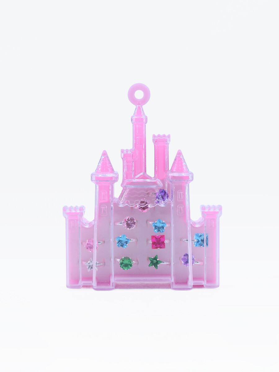 ANILLOS SET X 12 - ROSADO (V) 