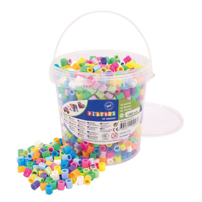 Cuentas para planchar XL 1.400 piezas en tubo neon y pastel Hama Beads Playbox Cuentas para planchar XL 1.400 piezas en tubo neon y pastel Hama Beads Playbox