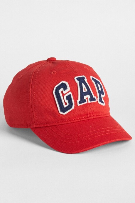 Gorro Logo Gap Con Visera Logo Toddler Niño New Nordic Red