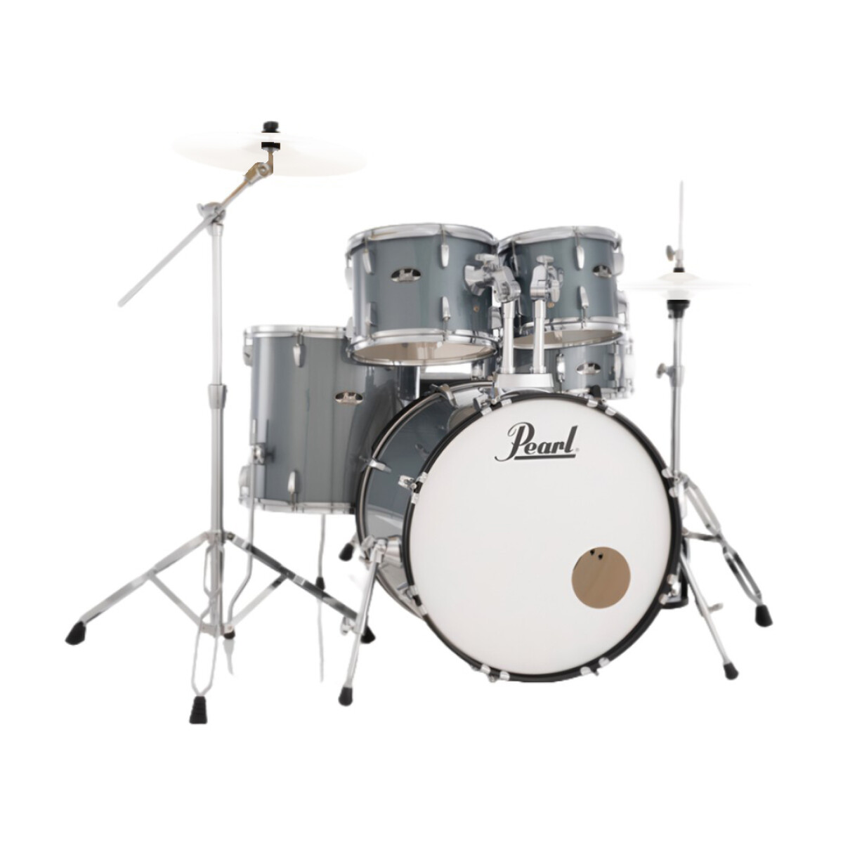 Batería Pearl Roadshow Fusion Spa Aqua Blue Glitter 5 Cuerpos Con Hardware 