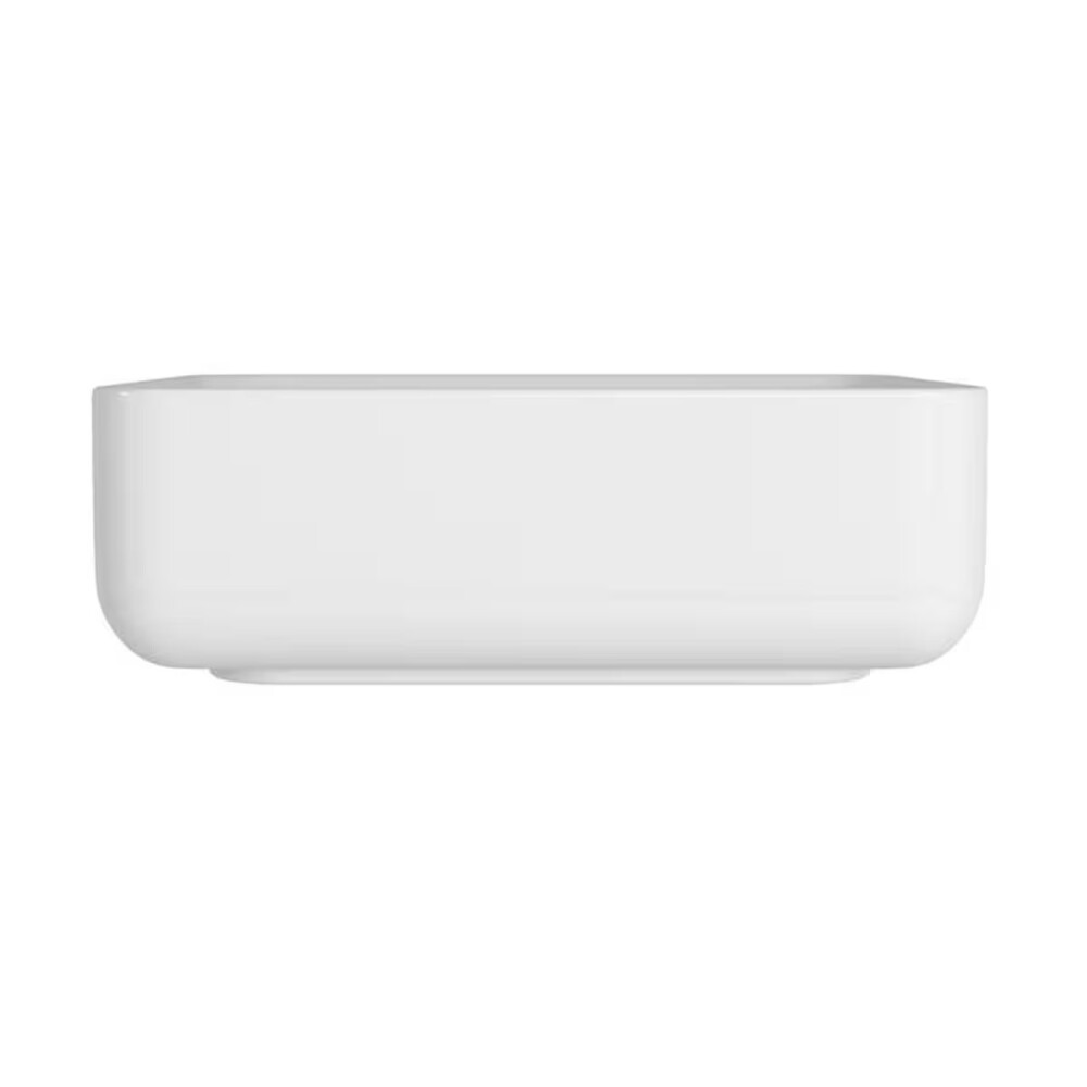 Bacha de apoyo cuadrada 40 cm blanca brillante Deca Bacha De Apoyo Cuadrada 40 Cm Blanca Brillante Deca