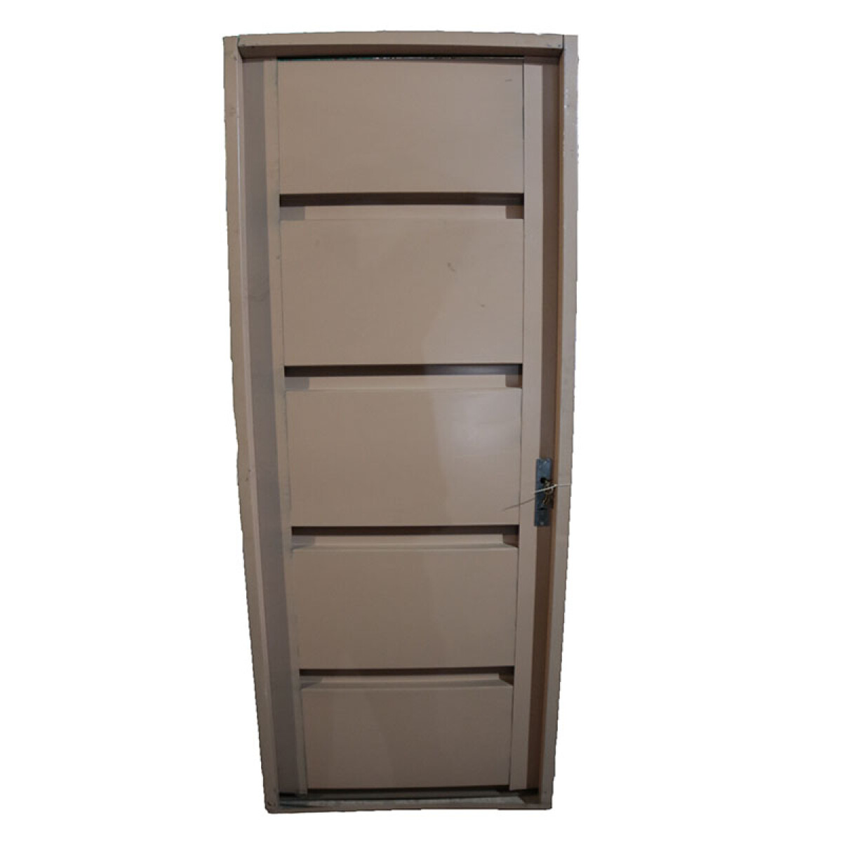 PUERTA DE CHAPA DOBLE CIEGA CON CERRADURA LP - N/a 