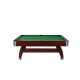 Mesa De Pool Profesional Con Devolución De Bolas + 2 Tacos Verde oscuro
