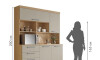 Mueble para cocina 5 Puertas 2 Cajones - Nobleza Mueble para cocina 5 Puertas 2 Cajones - Nobleza