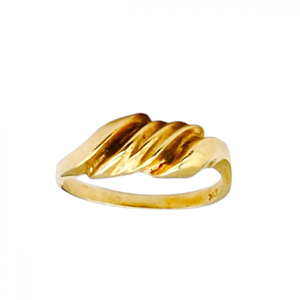Anillo Croissant-Oro bajo-Sin Piedra-AN8179 sinpiedra