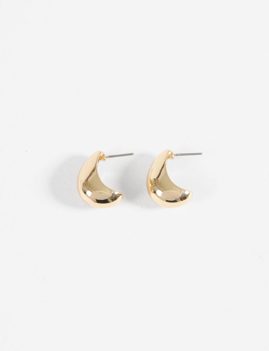 Aros gota - dorado 