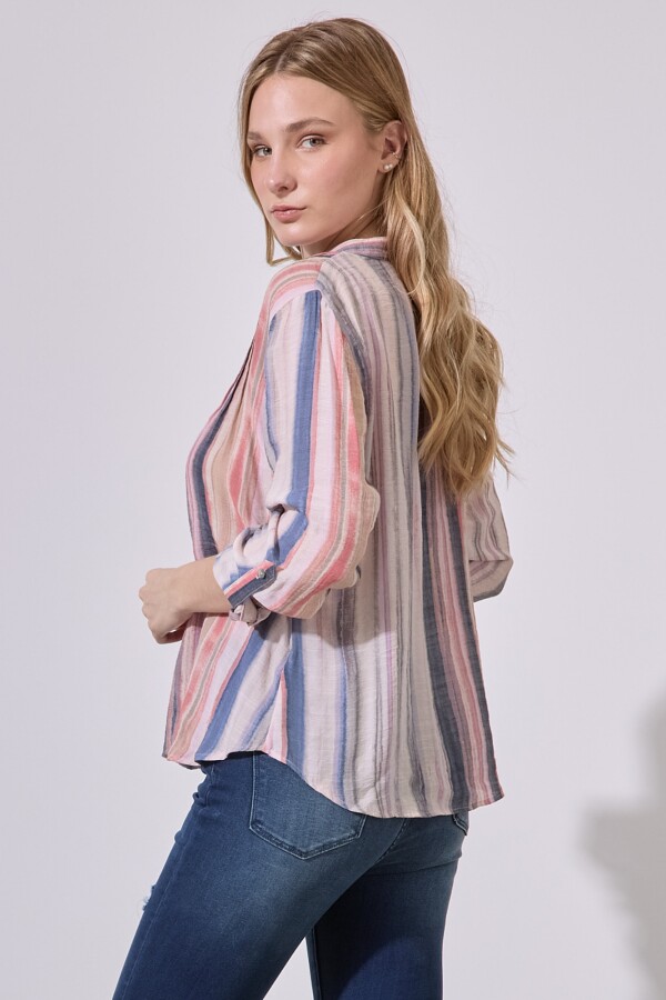 Blusa Printed MULTI/ROSA