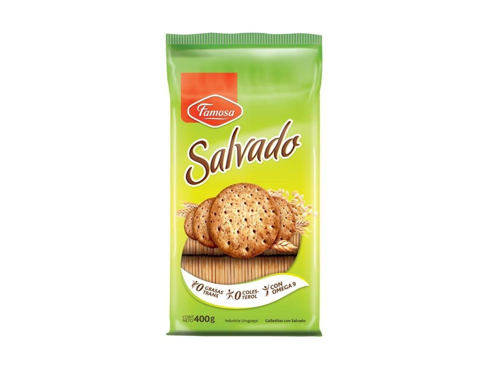 GALLETITA FAMOSA SALVADO 400GR (VERDE) (GRANDE) 