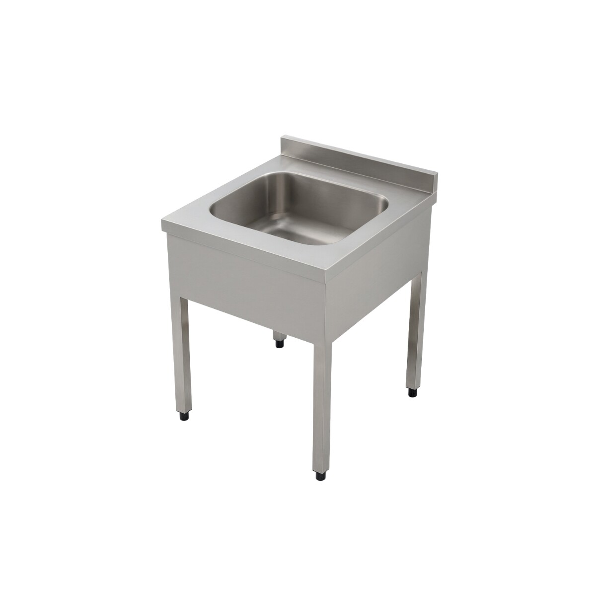 Pileta con Patas de Acero Inoxidable 50 x 60 x 85 cm 
