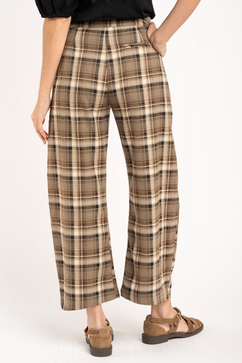 Pantalón Escocés Oliva
