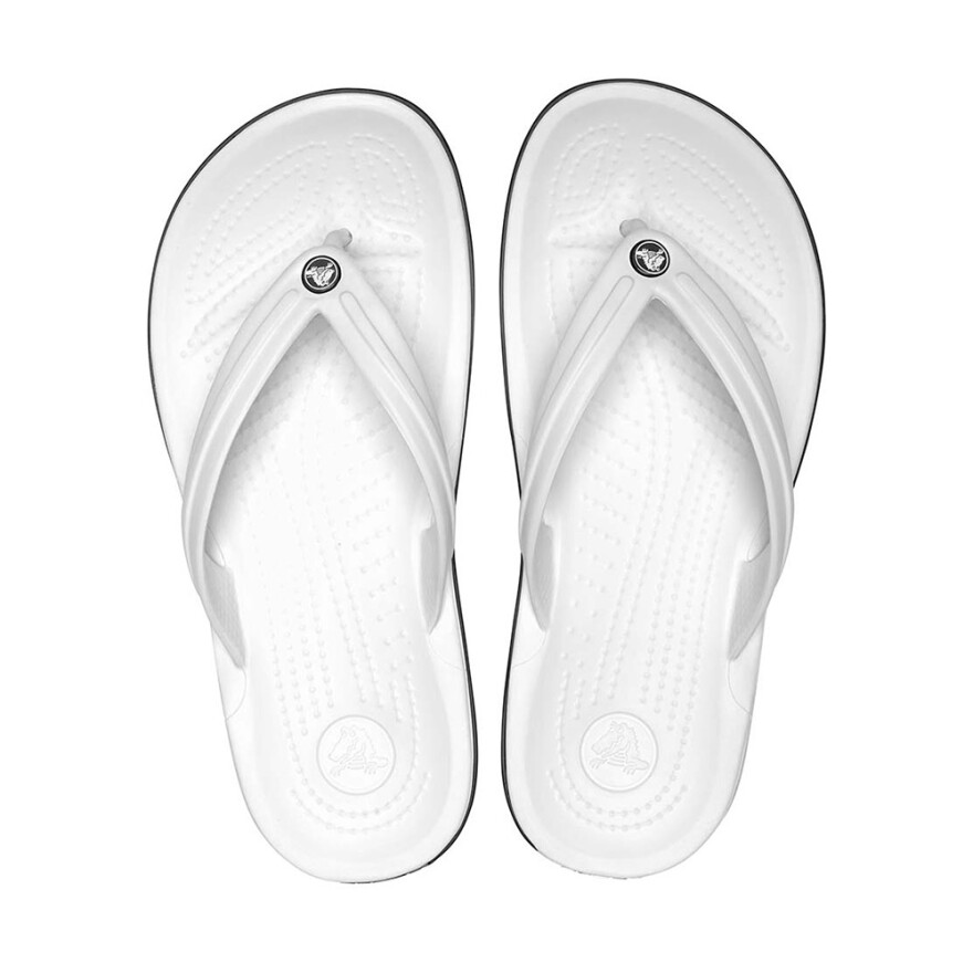 Sandalias Crocs Crocband Flip - Unisex White