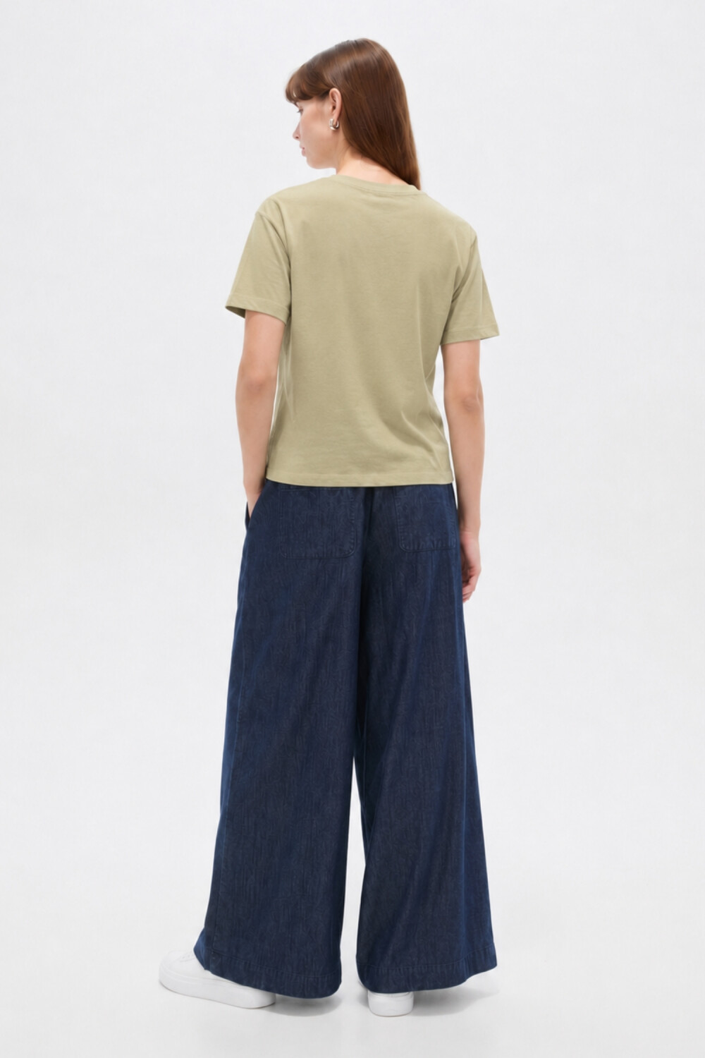 Remera Ursa Verde Grisaceo
