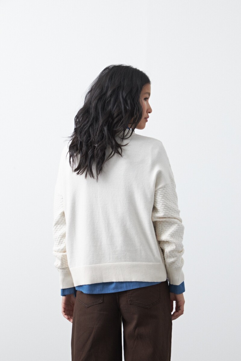 CARDIGAN TEODORA Crudo