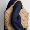 Shopper Rivera en efecto cuero graneado Camel
