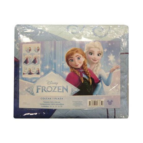 Colcha Infantil Frozen 1 Plaza 100% Microfibra Menta
