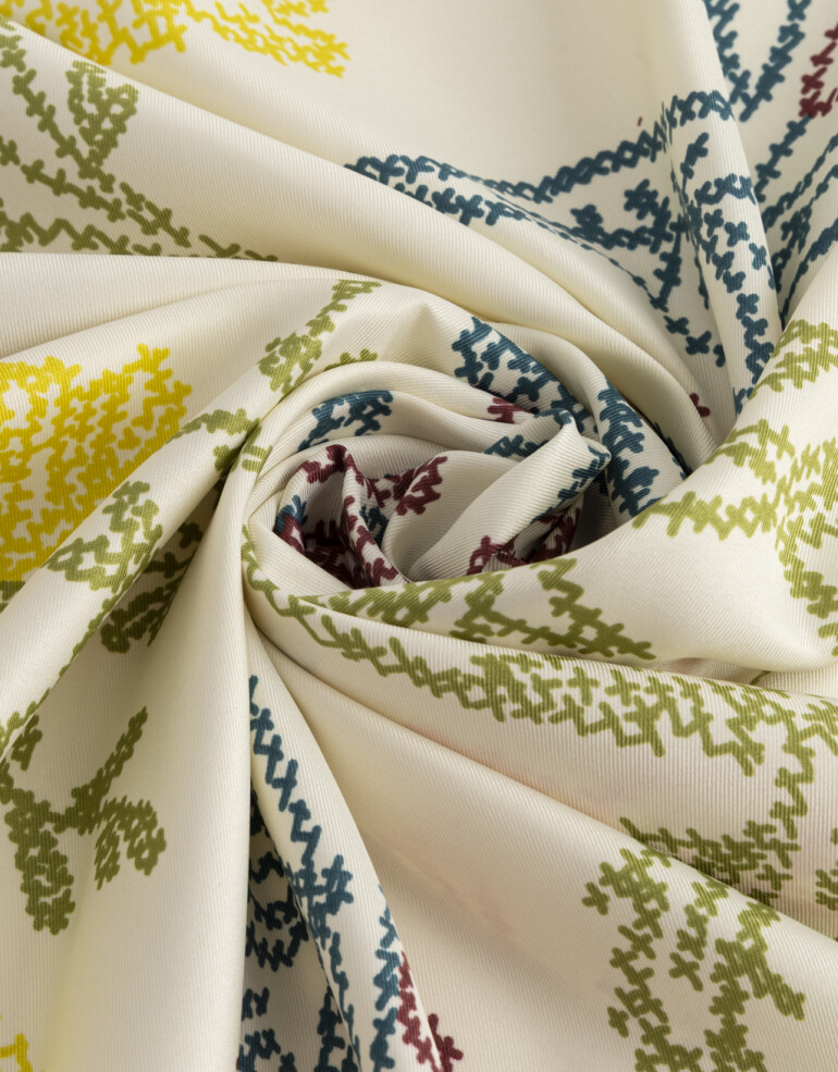 Pañuelos Raso Flores Pañuelo De Material Reciclado - Combinacion Multicolor