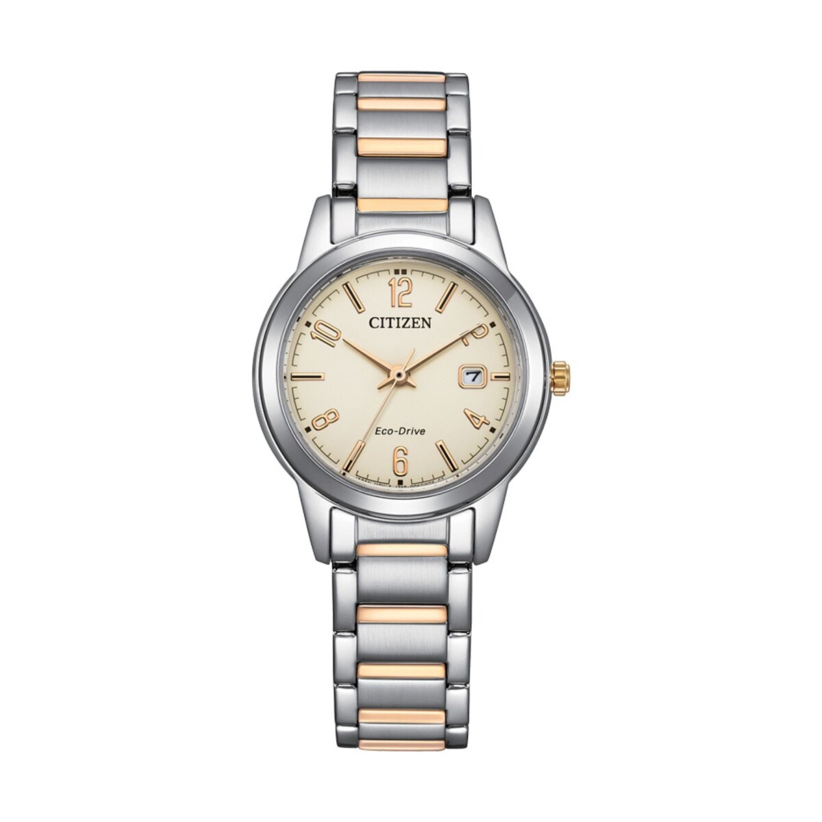 Reloj Citizen Eco-Drive FE1244-72A para mujer en acero - Beige 