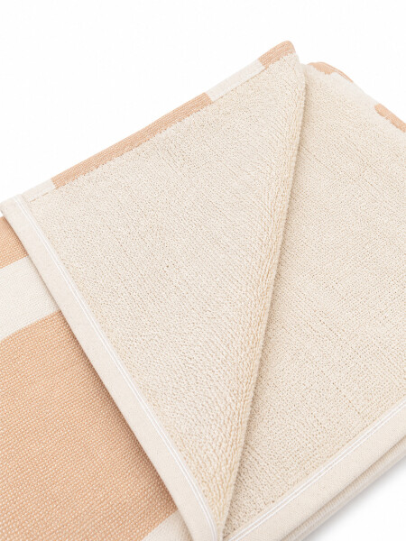 TOALLA FORMENTERA RAYAS BEIGE