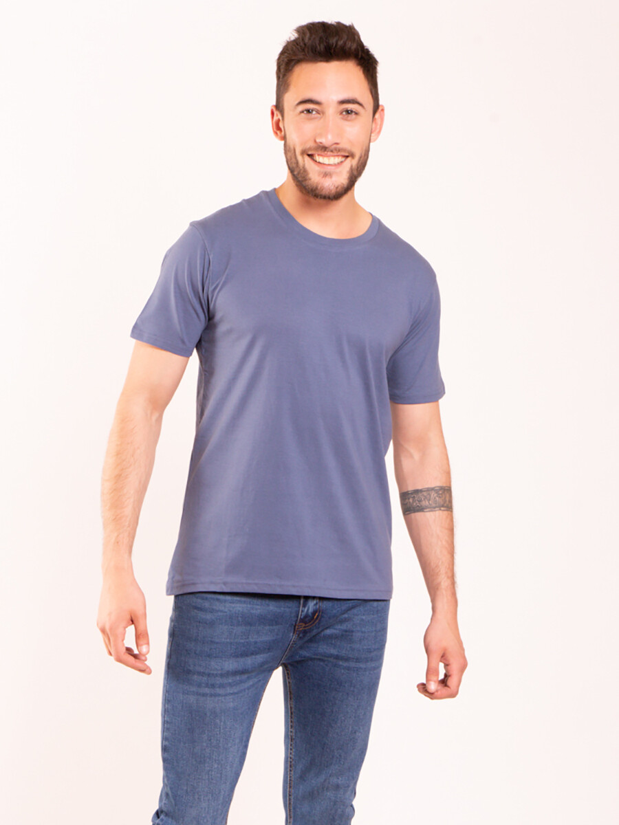 Remera Cuello Base - Indigo 