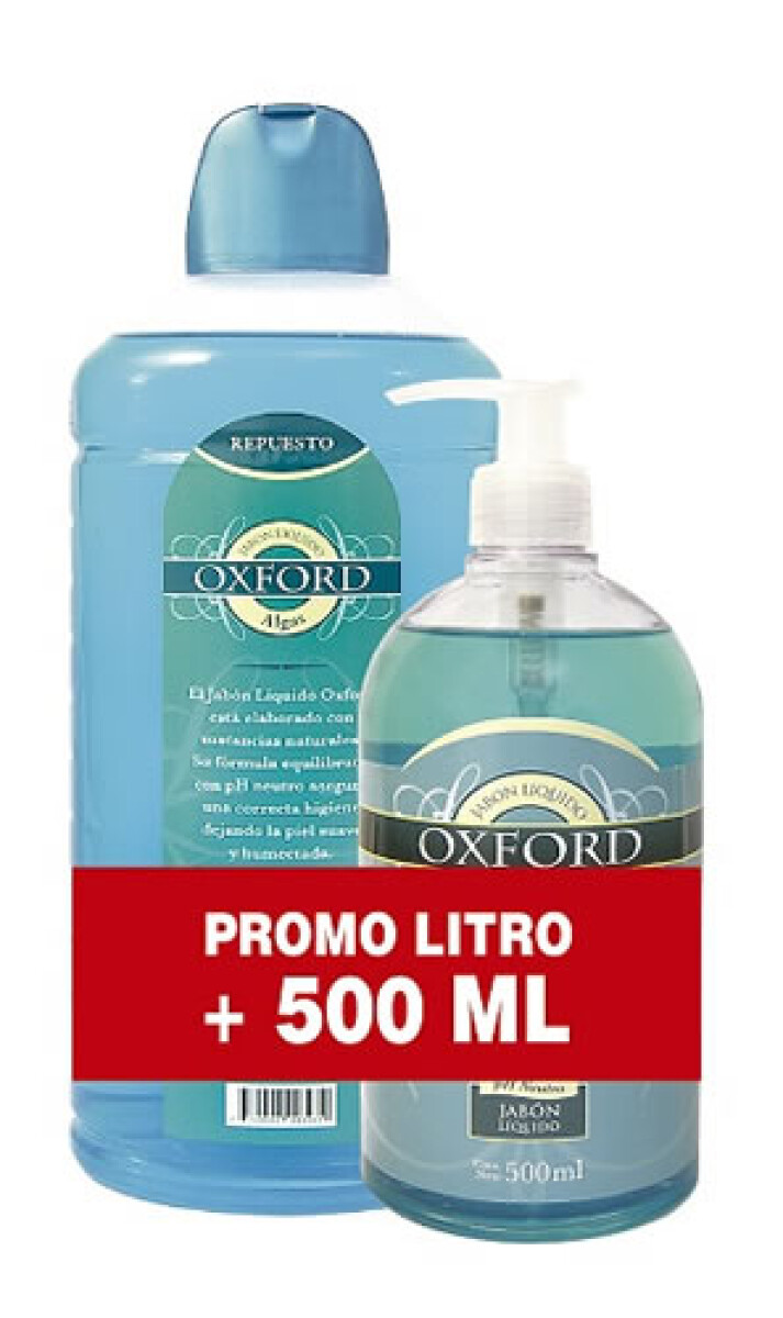 Pack Jabón Oxford Algas 1 L + 500 ml – Pack Jabón