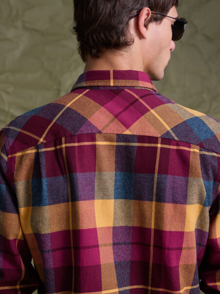 SHIRT VIRGINIA 5.0 BORDÓ-MAIZ