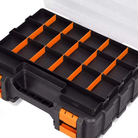 Maletín organizador doble 40 divisiones 38cm TT0086