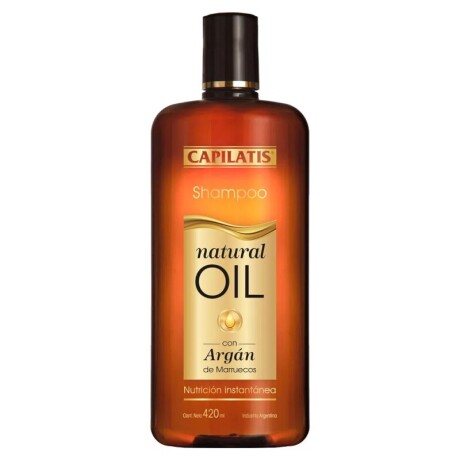 SHAMPOO CAPILATIS NATURAL OIL ARGAN 420 ML SHAMPOO CAPILATIS NATURAL OIL ARGAN 420 ML