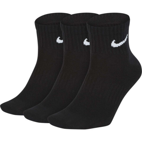 Medias Everyday Lightweight 3-Pack Unisex Negro