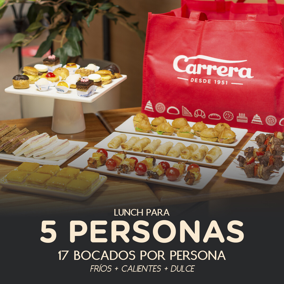 Lunch Despedidas - 5 personas - 000 