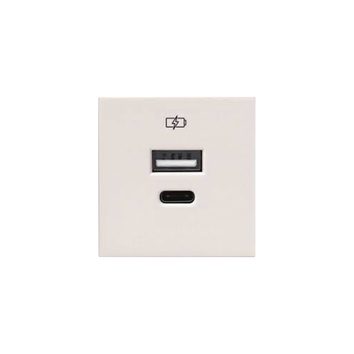 Módulo cargador USB-A USB-C - Presta Pro blanco - C51535 