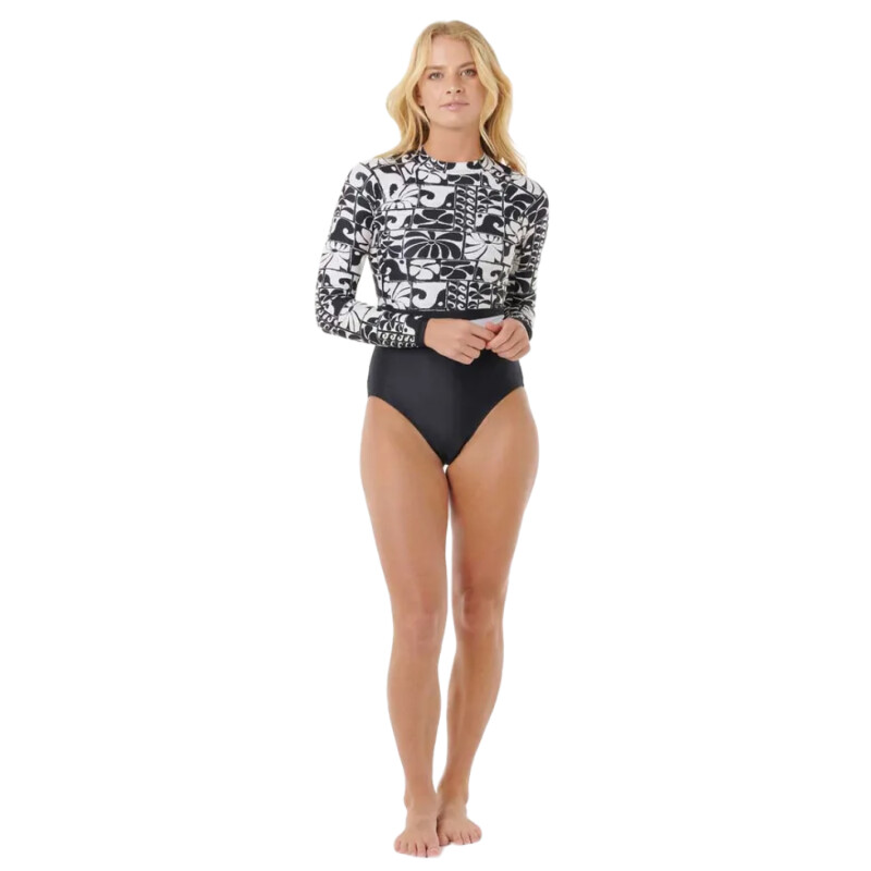 Lycra Rip Curl Aots Ty Williams Upf Suit - Negro Lycra Rip Curl Aots Ty Williams Upf Suit - Negro
