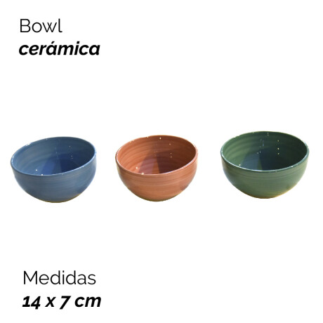 Bowl Ceramica 750 Ml - 14x7cm Unica