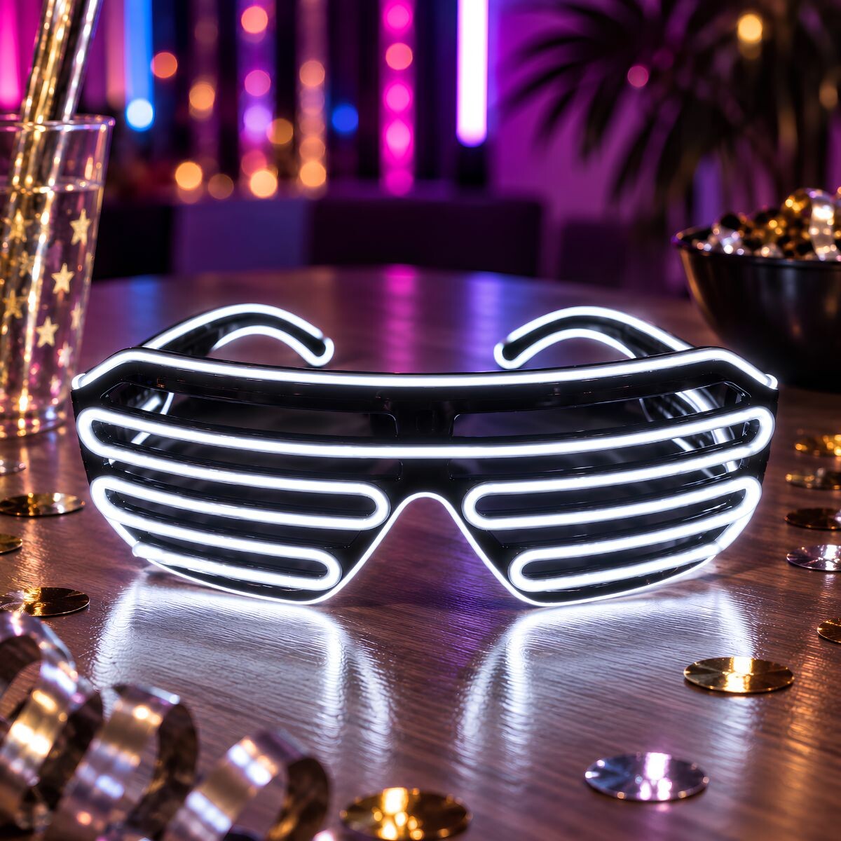 Lentes Led con Control - Blanco 