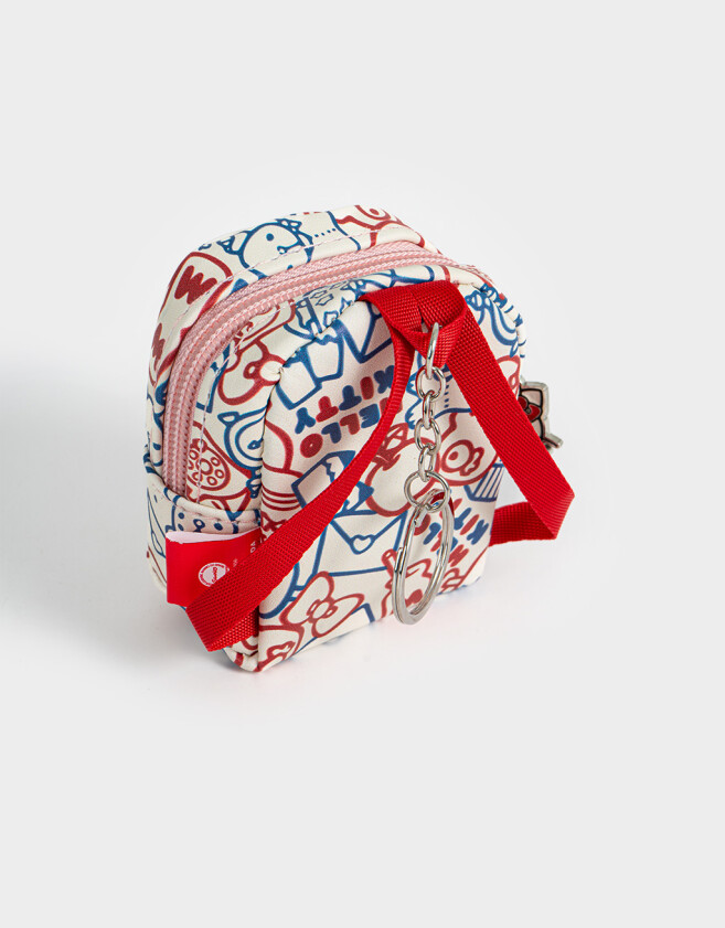 Llavero Llavero & Charm Mini Mochila "hello Kitty" - Combinacion Multicolor