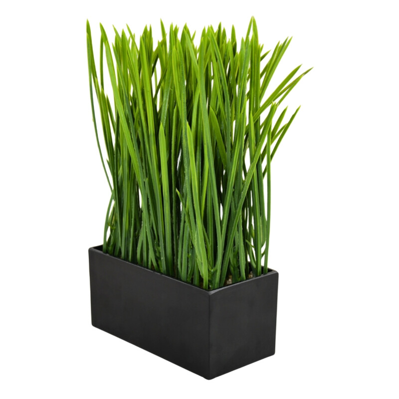 Planta Artificial en maceta 16x8x26cm NEGRO