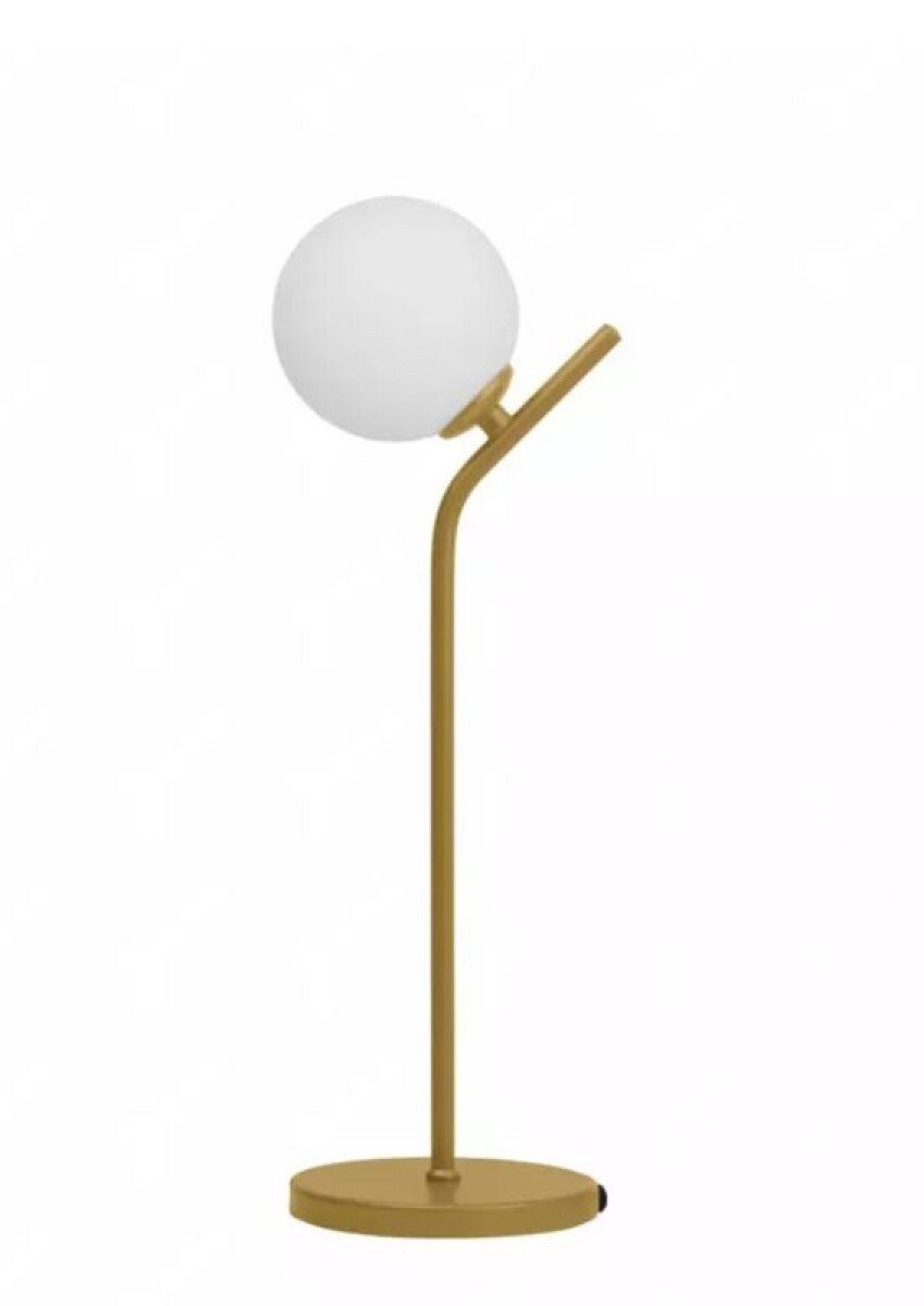 VELADOR DE MESA LUNA ALUMINIO 415MM 1XG9 DORADO 