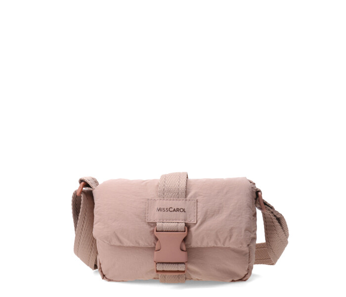 Bolso KIMA con logo Beige