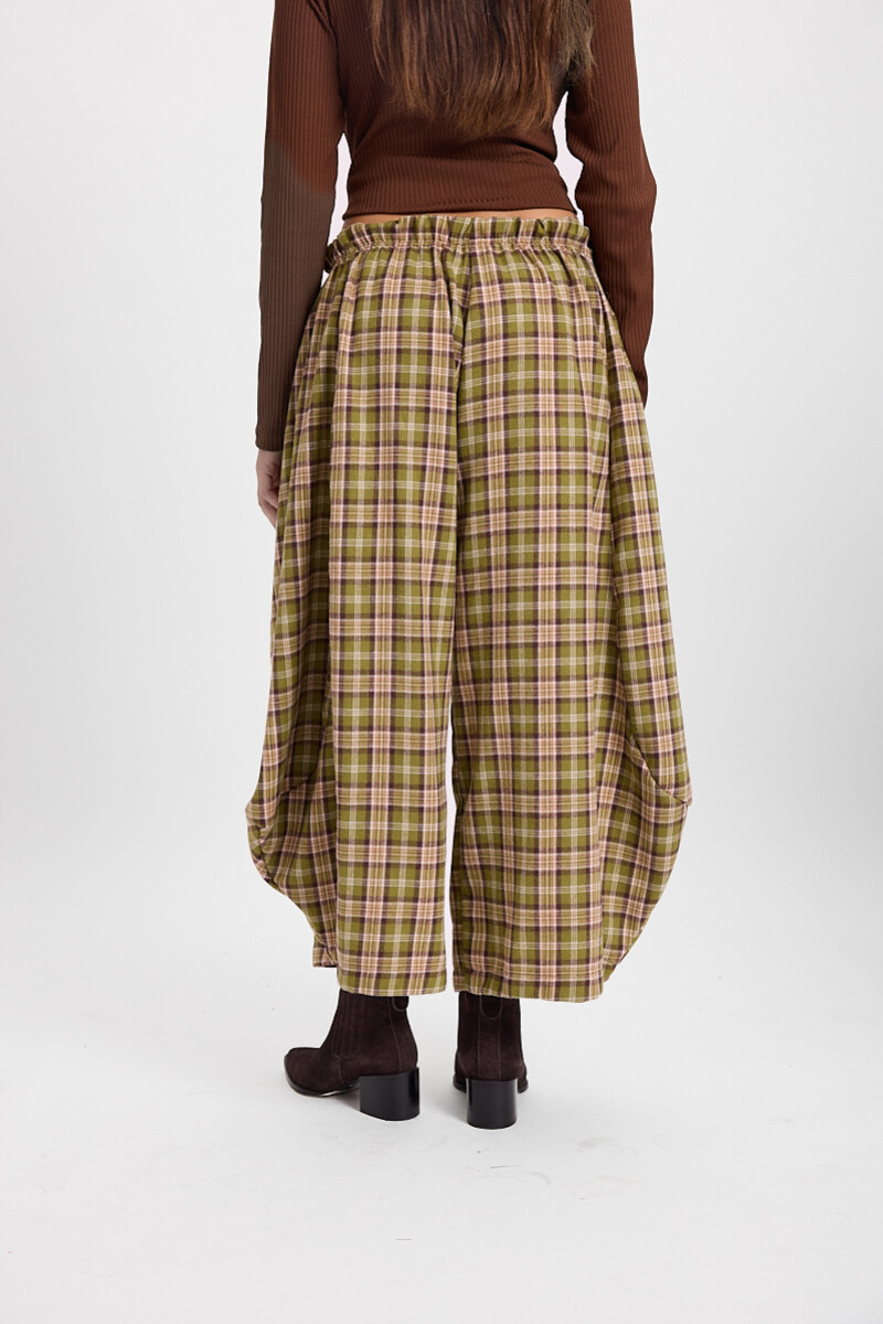 Pantalon Versatil Cuadrille Verde