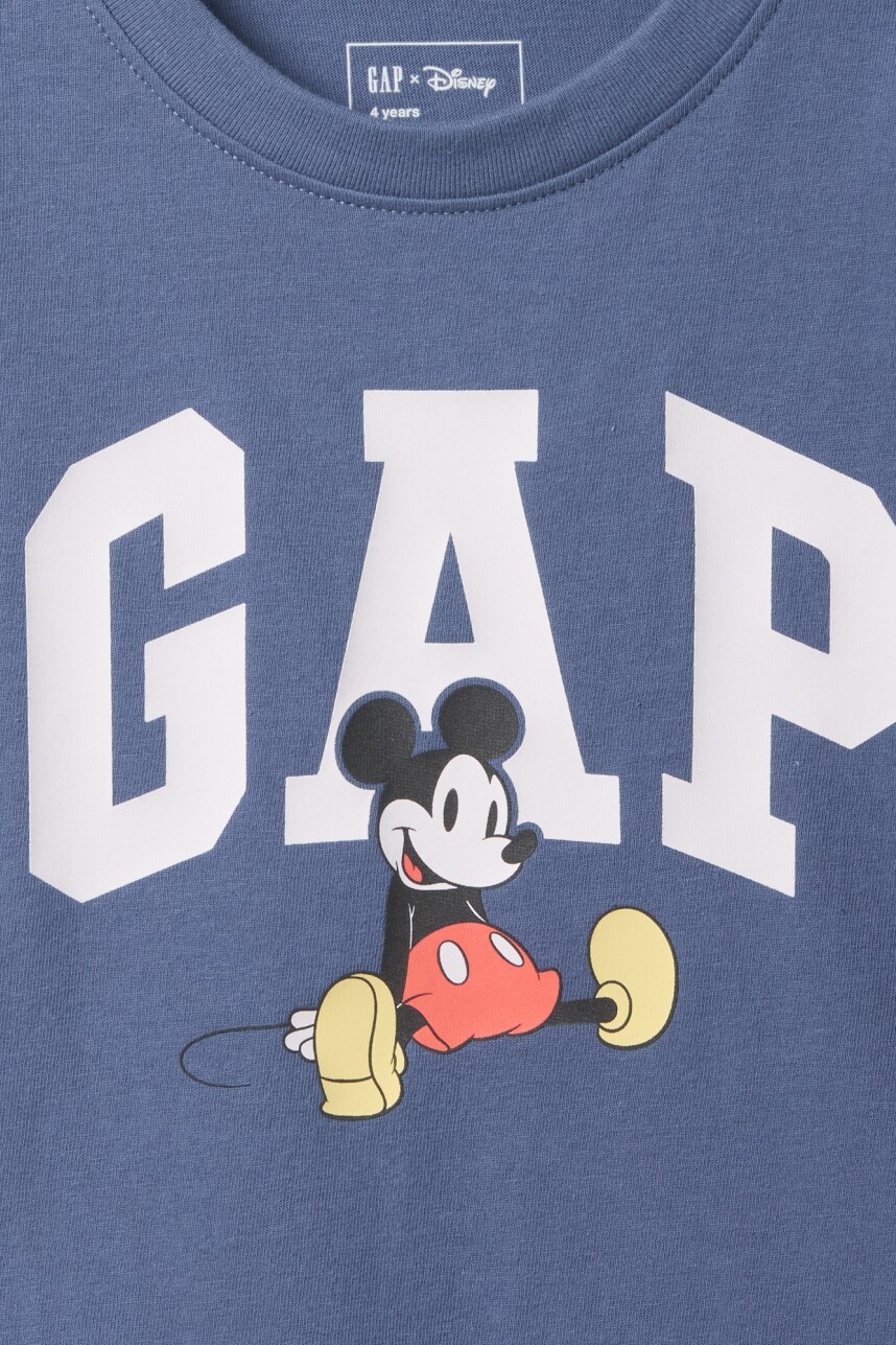 Remera Logo Gap Disney Toddler Niño Bijoue Blue
