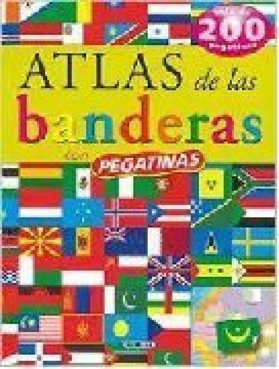 ATLAS DE LAS BANDERAS CON PEGATINAS 