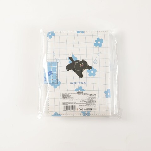 CUADERNO DE CUERO PU 36K CON CIERRE MAGNÉTICO (MIMI/AZUL) CUADERNO DE CUERO PU 36K CON CIERRE MAGNÉTICO (MIMI/AZUL)