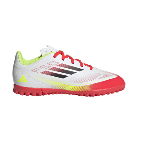 adidas F50 CLUB TURF BOOTS KIDS White/Yellow/Red