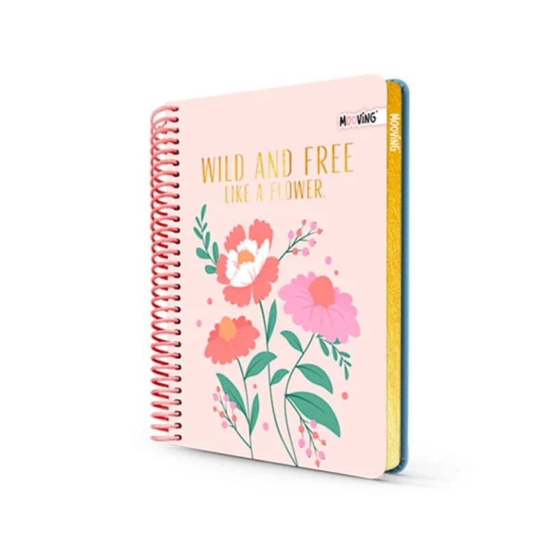 Cuaderno premium Mooving Garden chico 96 hojas Cuaderno Premium Mooving Garden Chico 96 Hojas