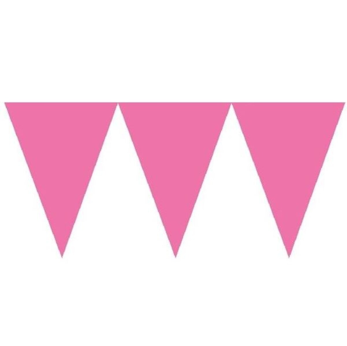 Banderín Unico Color Liso - Rosado 