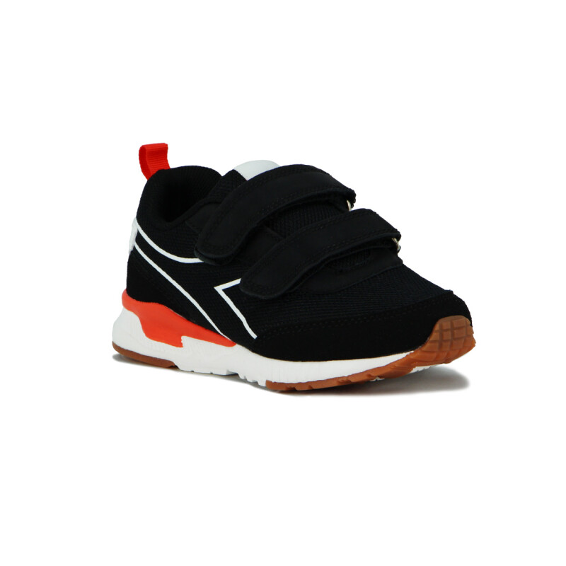 Diadora Retrins Running Niño - Negro/blanco Negro-blanco
