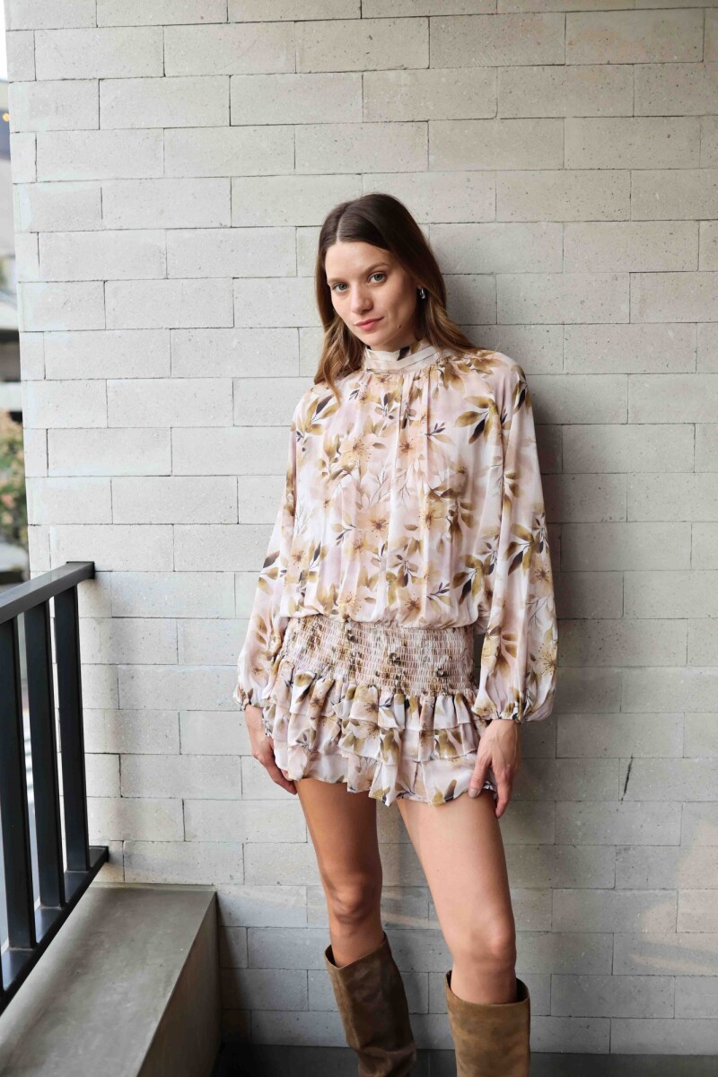 VESTIDO MAR BEIGE