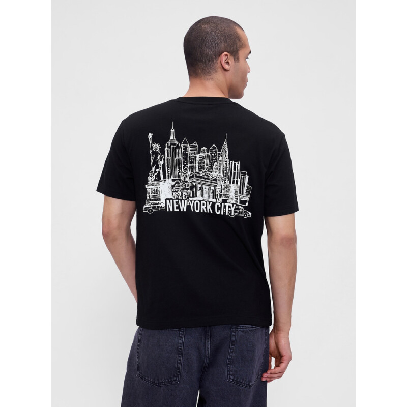 V-FRCH SS GAP VINTAGE GRAPHICS TRUE BLACK V2