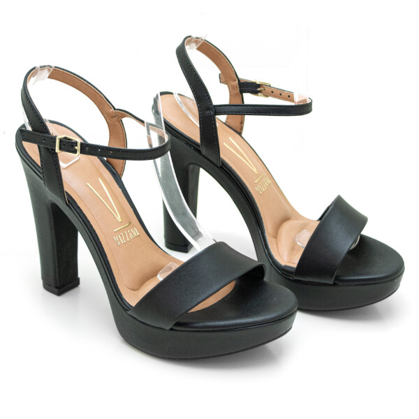 Sandalia Vizzano Taco Alto - 6292.200-7286 Negro