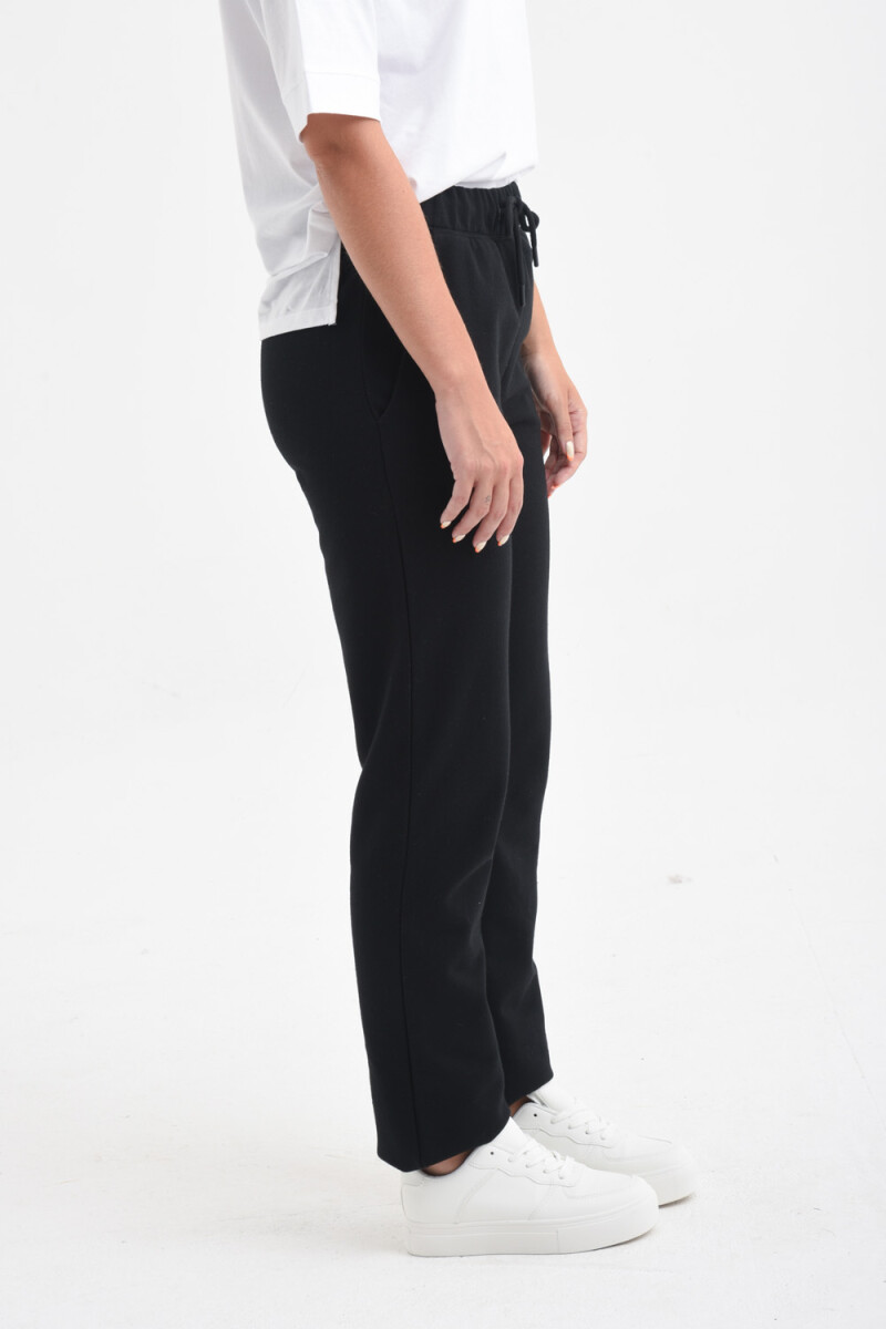 Pantalón deportivo básico Negro