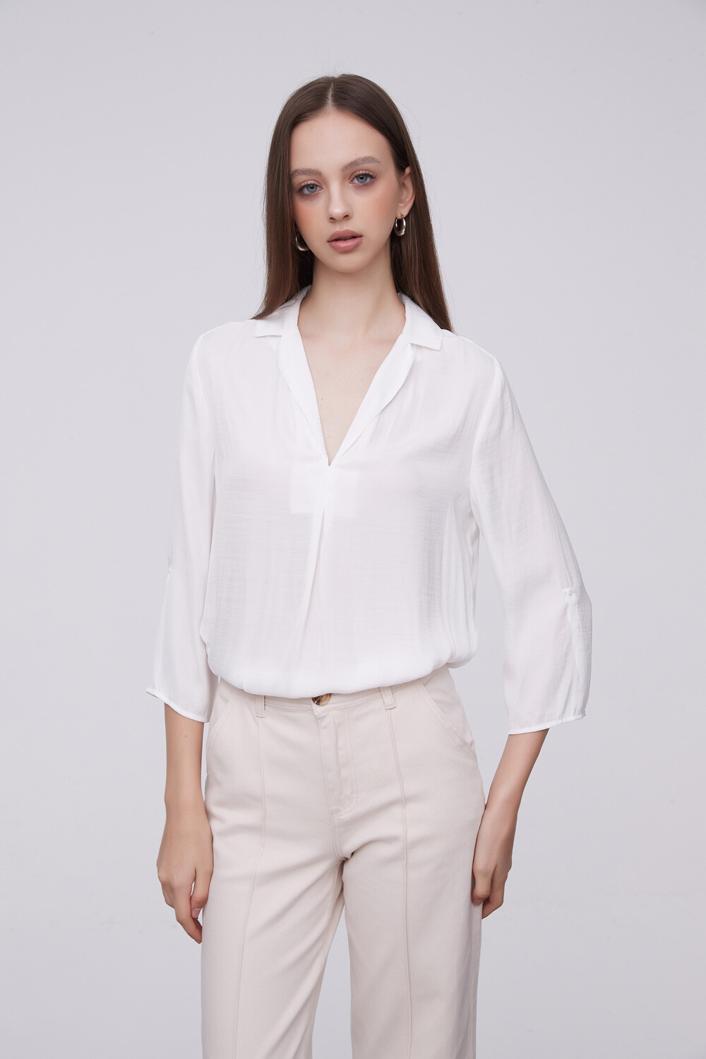 Blusa Laren Marfil / Off White